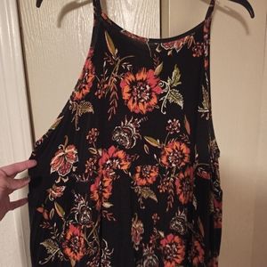 Torrid floral empire wait strappy top